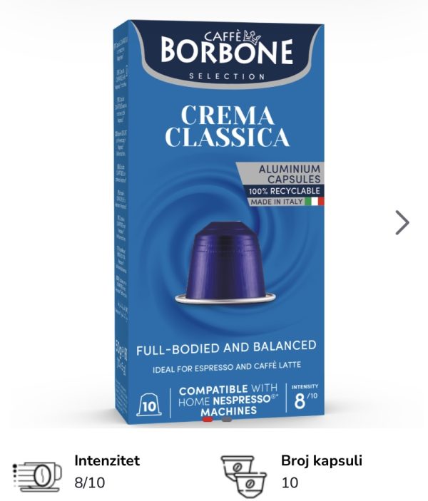 Nespresso Borbone Crema Classica