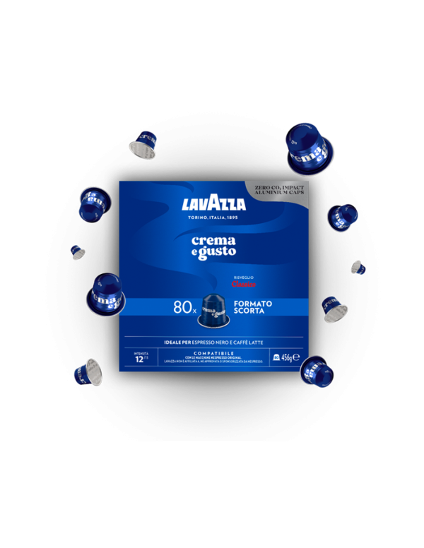 Nespresso Lavazza Crema E Gusto Classico aluminium 80 kapsula pak.