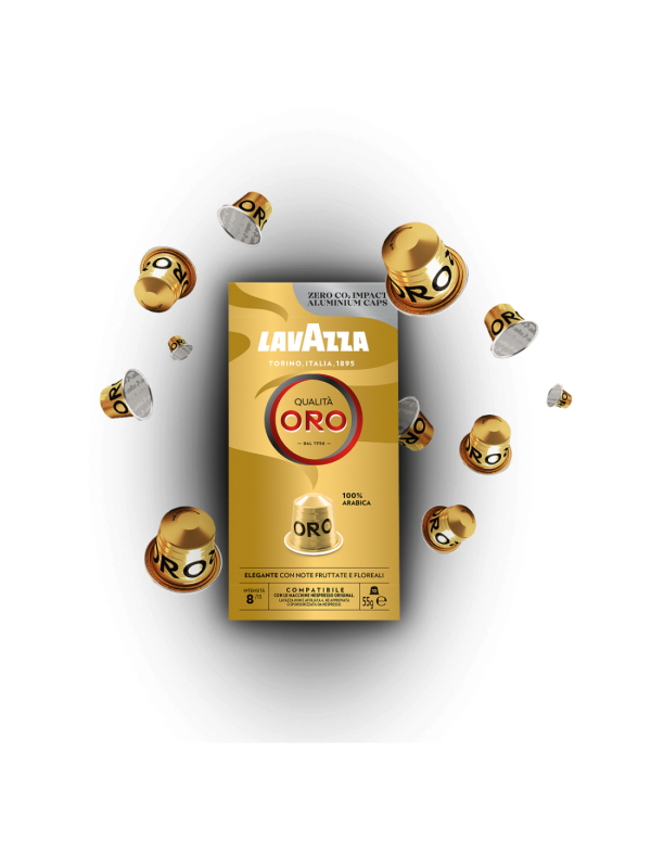 Nespresso Lavazza Qualita Oro aluminium