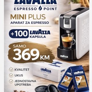AKCIJA Lavazza Espresso Point Mini + 100 Kapsula