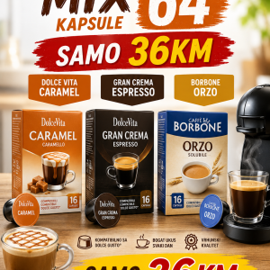 AKCIJA Dolce Vita Dolce Gusto Mix 64 kapsule