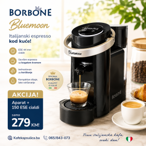 AKCIJA Borbone Blumoon+ 150 cialdi
